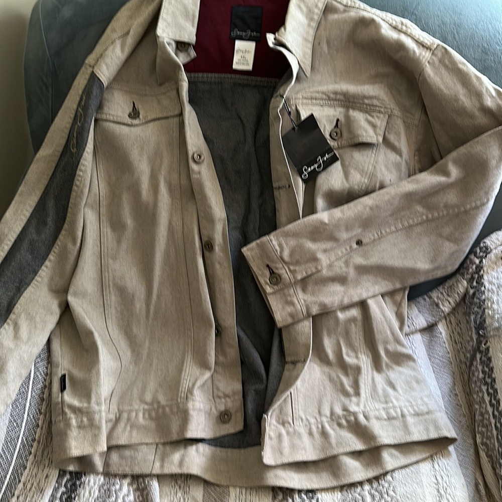 NWT RARE Sean John denim jacket xxl vintage